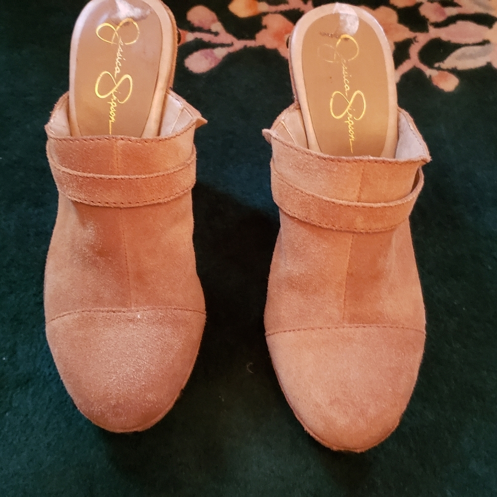 Suede Jessica Simpson Mules